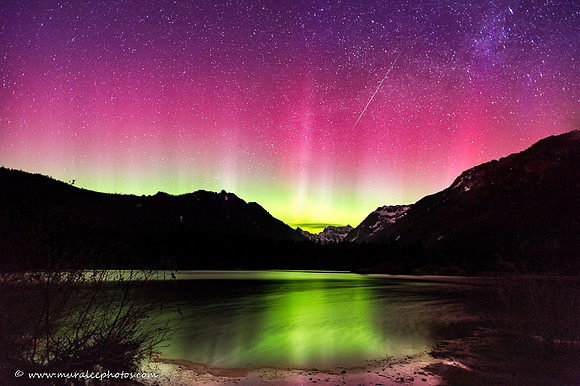 Aurora Borealis aka Northern lights.